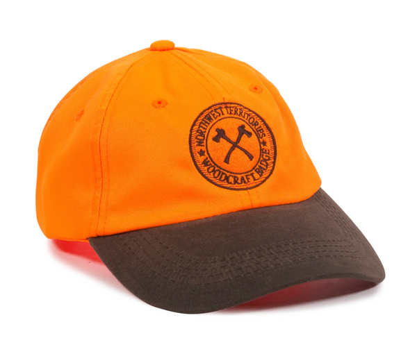 Outdoor Cap 553IS Blaze Orange and Waxed Cotton Cap