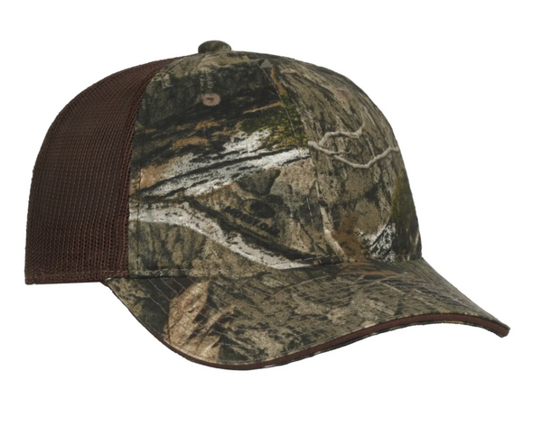 Outdoor Cap CGWM-301 Washed Camo Mesh Back Cap