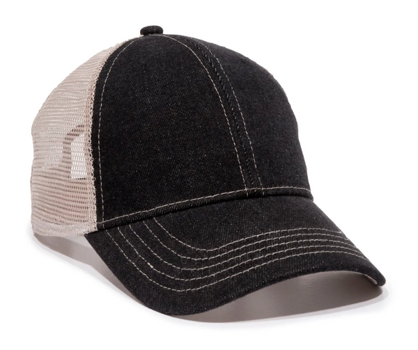 Outdoor Cap DN-200M Heavy Washed Denim Mesh Back Cap