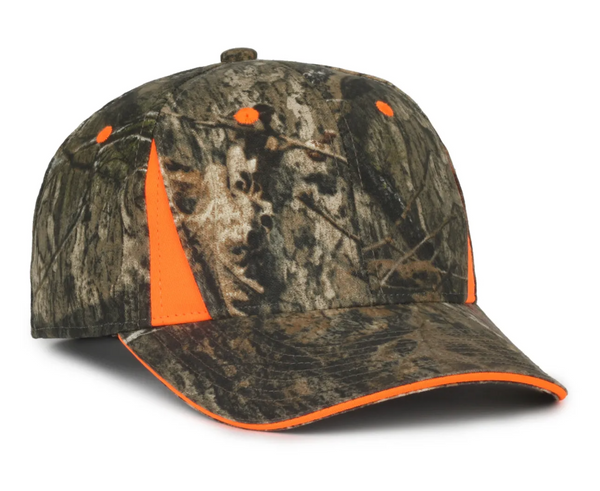 Outdoor Cap CBI-305 Canvas Camo with Blaze Inserts