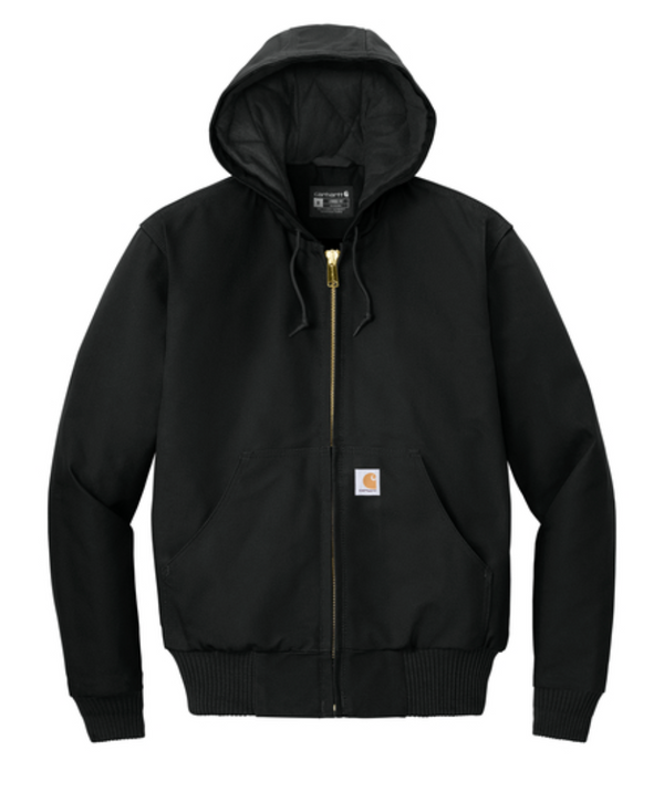 Carhartt Tall Quilted-Flannel-Lined Duck Active Jac