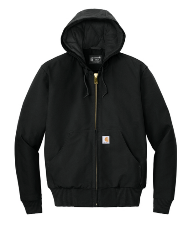 Carhartt Quilted-Flannel-Lined Duck Active Jac