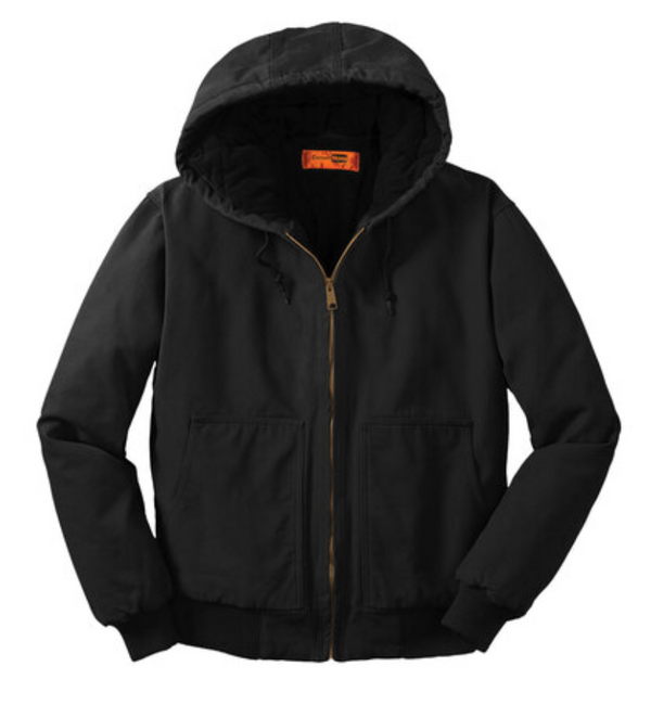 CornerStone Washed Duck Cloth Insulated Hooded Work Jacket