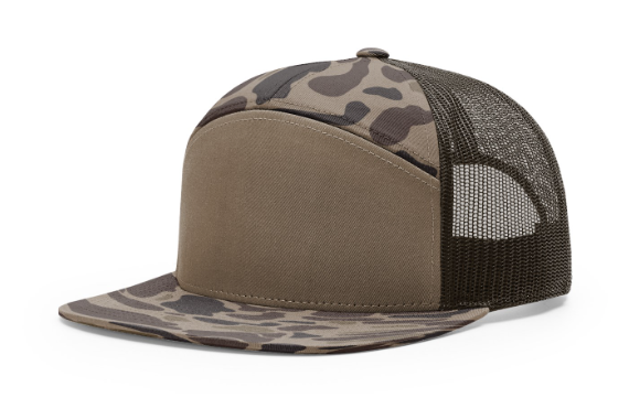 Richardson 168P Printed 7 Panel Trucker Hat