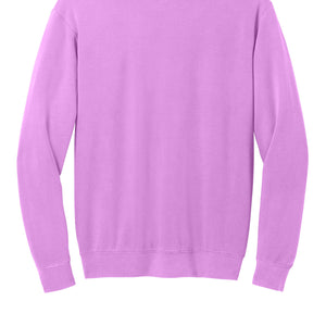 Comfort Colors Lightweight Crewneck Sweatshirt - Embroidered