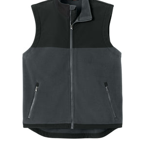 CornerStone Fleece Overlay Vest - Embroidered