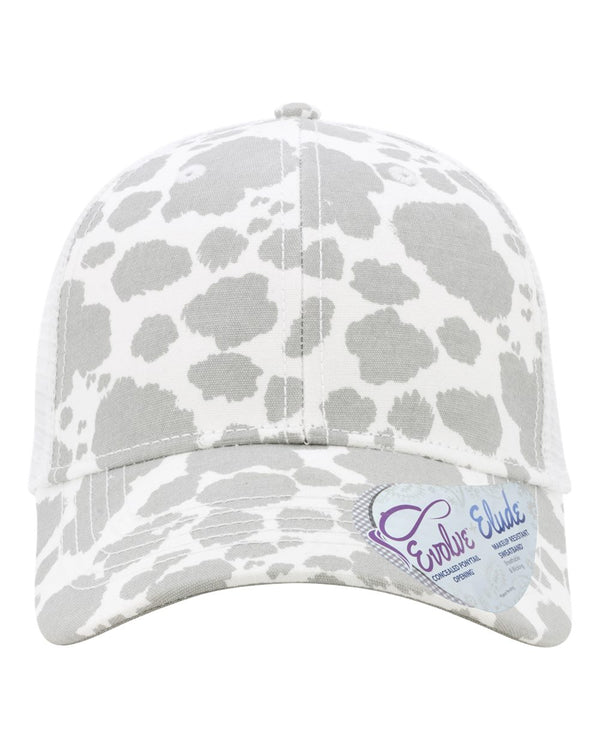 Infinity Her Charlie Women's Modern Trucker Cap - Leather Patch