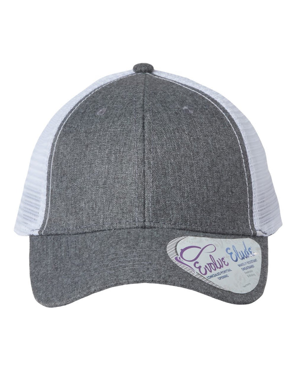 Infinity Her Charlie Women's Modern Trucker Cap - Leather Patch