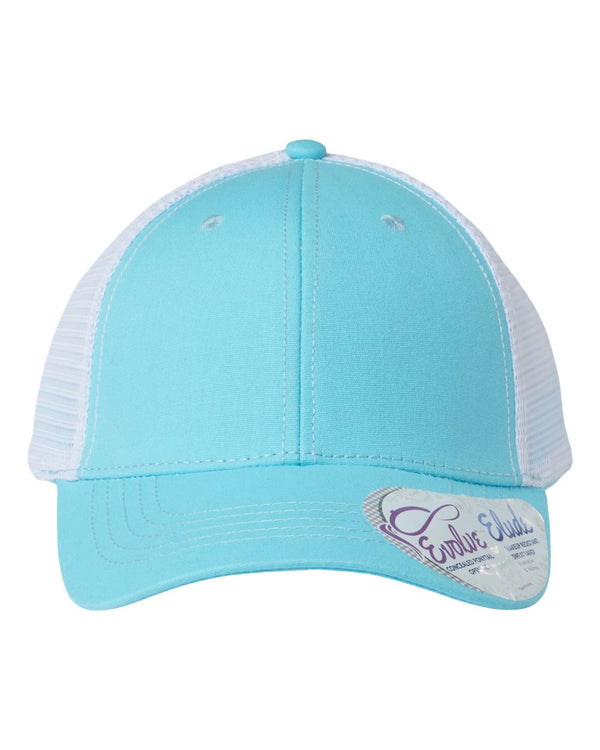 Infinity Her Charlie Women's Modern Trucker Cap - Leather Patch
