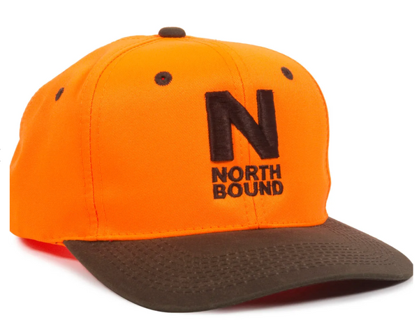 Outdoor Cap 550IS Blaze Orange and Brown Cap