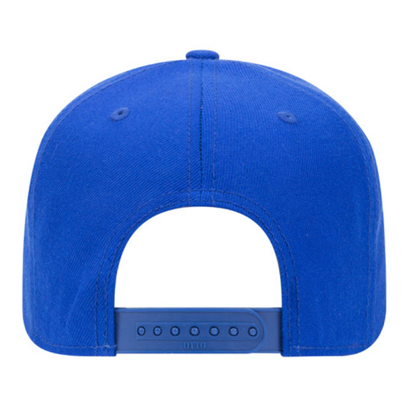 Otto Cap 6 Panel Mid Profile Baseball Cap - Leather Patch