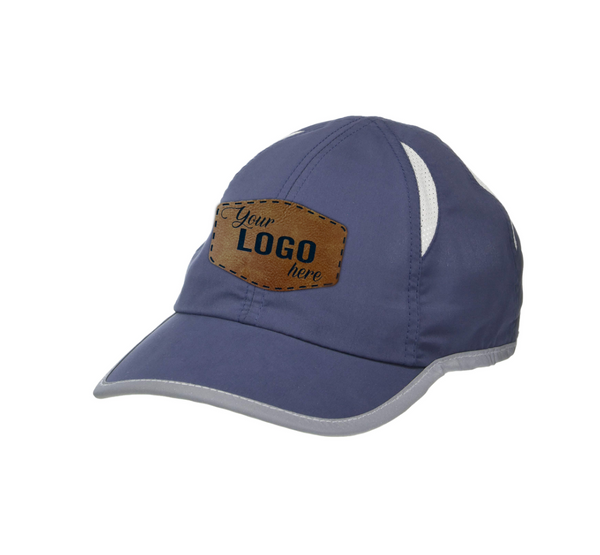 Big Accessories Performance Cap - Leather Patch