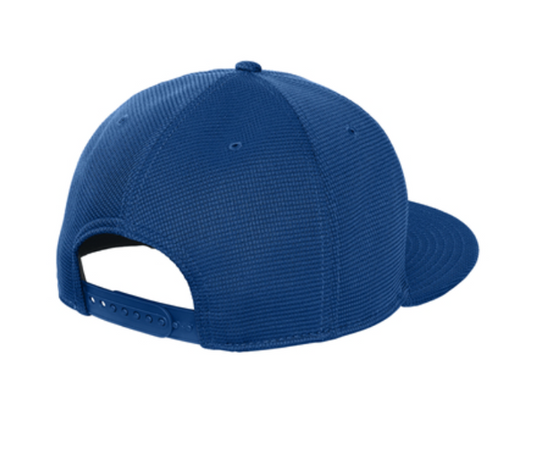 New Era Pivot Flat Bill Snapback Cap - Leather Patch
