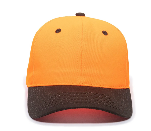Outdoor Cap 550IS Blaze Orange and Brown Cap