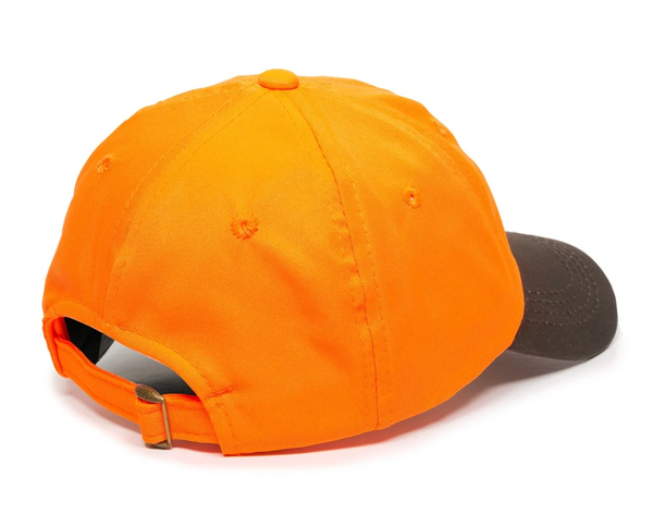 Outdoor Cap 553IS Blaze Orange and Waxed Cotton Cap