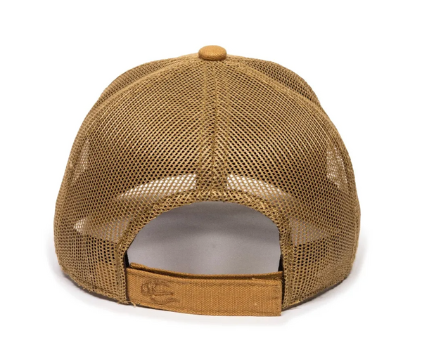 Outdoor Cap DUK-800M Washed Canvas Mesh Back Cap