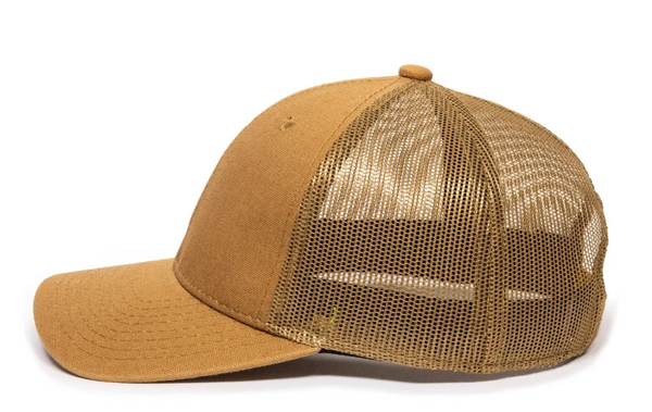 Outdoor Cap DUK-800M Washed Canvas Mesh Back Cap