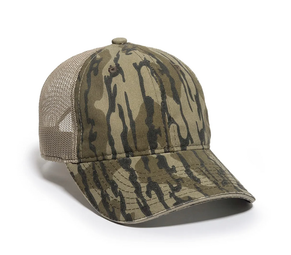 Outdoor Cap CGWM-301 Washed Camo Mesh Back Cap