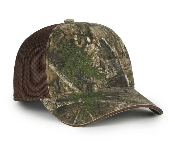 Outdoor Cap CGWM-301 Washed Camo Mesh Back Cap