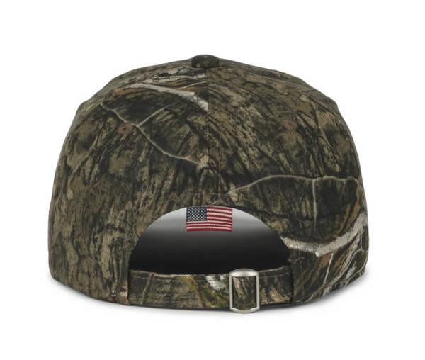 Outdoor Cap CWF-305 Camo Cap with Woven Flag Details