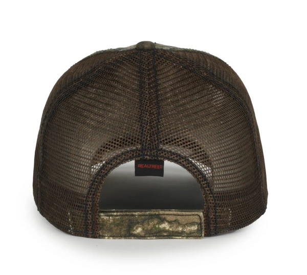 Outdoor Cap CWF-310 Mesh Back Camo Hat with Flag Undervisor