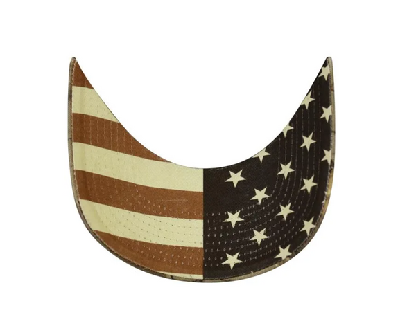 Outdoor Cap CWF-310 Mesh Back Camo Hat with Flag Undervisor