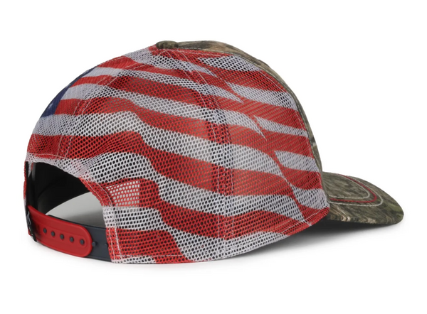 Outdoor Cap CWF-400M American Flag Camo Mesh Back Cap