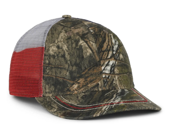 Outdoor Cap CWF-400M American Flag Camo Mesh Back Cap