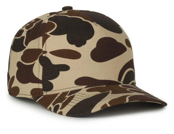 Outdoor Cap GC101 5-Panel Generic Camo Solid Back Cap