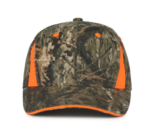 Outdoor Cap CBI-305 Canvas Camo with Blaze Inserts