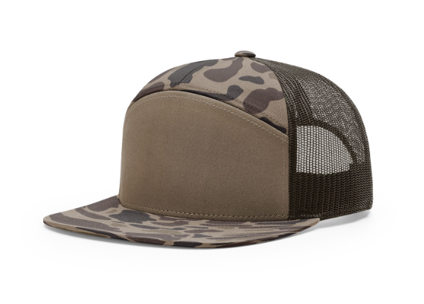 Richardson 168P Printed 7 Panel Trucker Hat