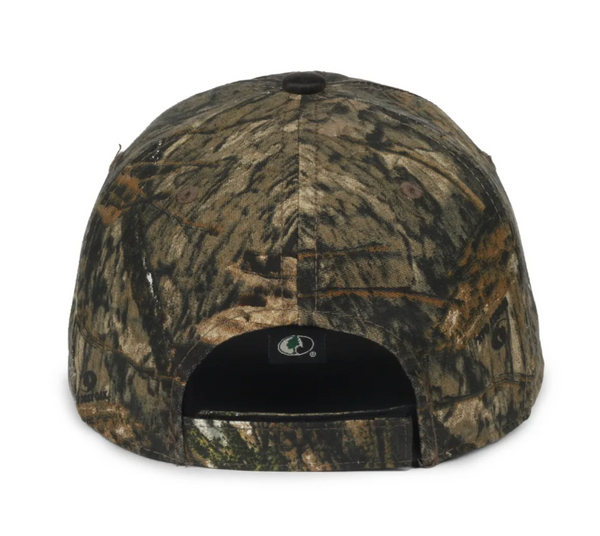 Outdoor Cap HPC-305 Weathered Cotton with Camo Back Cap