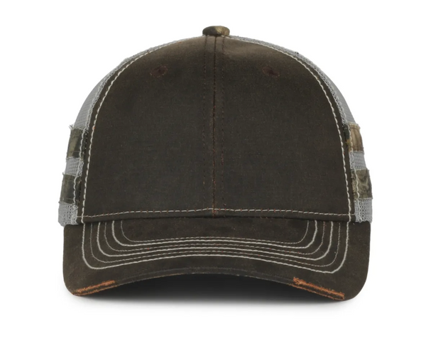 Outdoor Cap HPC-400M Weathered Cotton Mesh Back Cap