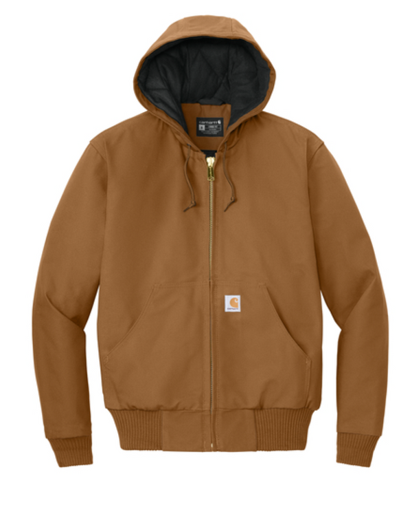 Carhartt Tall Quilted-Flannel-Lined Duck Active Jac