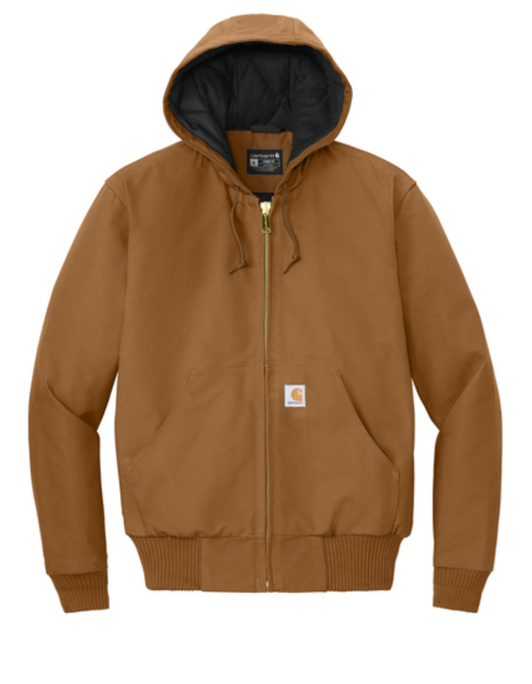 Carhartt Quilted-Flannel-Lined Duck Active Jac