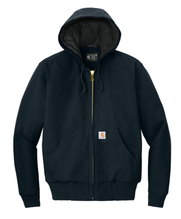 Carhartt Quilted-Flannel-Lined Duck Active Jac