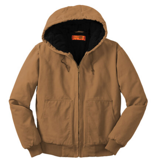 CornerStone Washed Duck Cloth Insulated Hooded Work Jacket