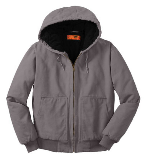 CornerStone Washed Duck Cloth Insulated Hooded Work Jacket