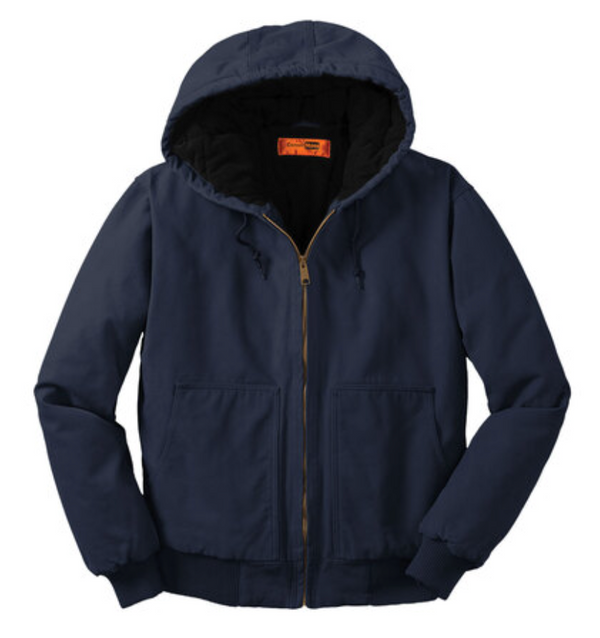 CornerStone Washed Duck Cloth Insulated Hooded Work Jacket