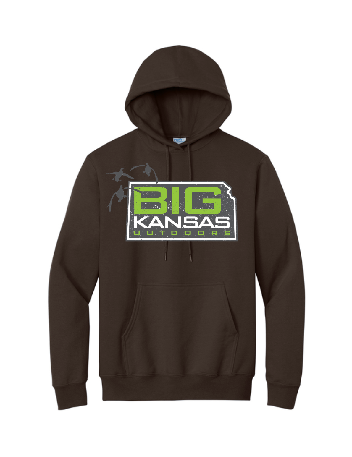 Big Kansas PC90H Port & Company Hoodie