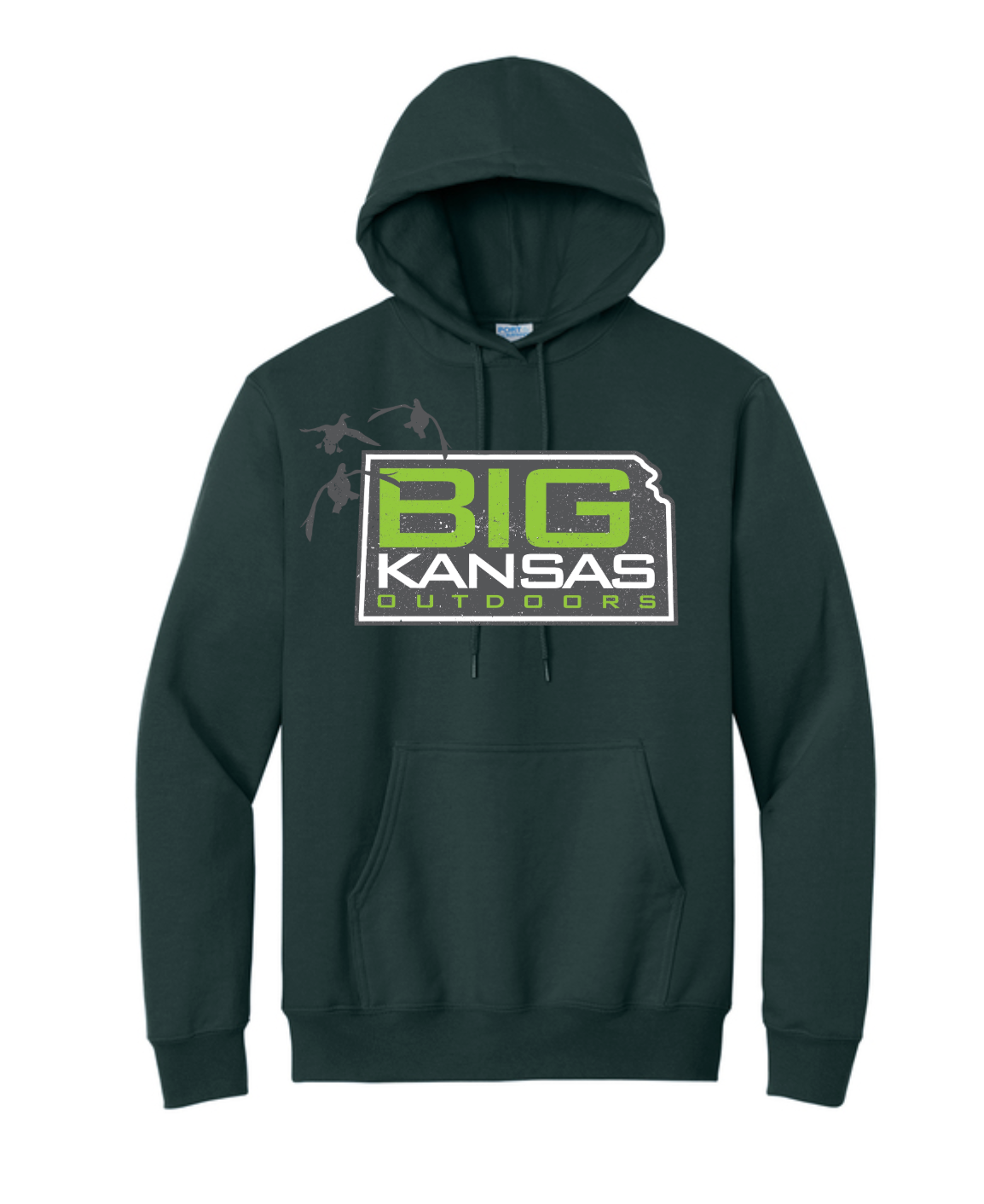 Big Kansas PC90H Port & Company Hoodie
