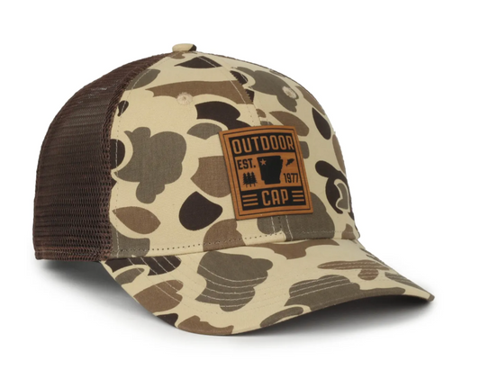 Outdoor Cap GC-100M Vintage Camo Mesh Back Cap