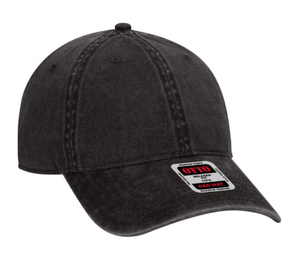 Otto Low Profile Dad Hat - Leather Patch