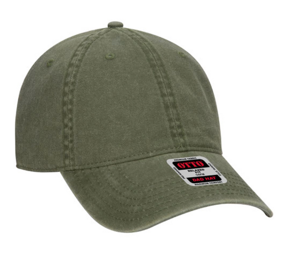 Otto Low Profile Dad Hat - Leather Patch