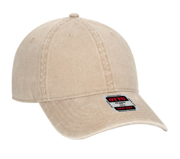 Otto Low Profile Dad Hat - Leather Patch