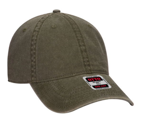 Otto Low Profile Dad Hat - Leather Patch