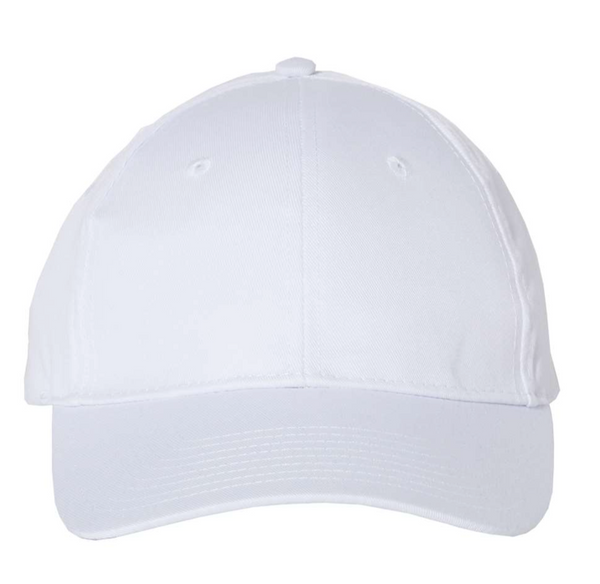Valucap Lightweight Twill Cap - Leather Patch