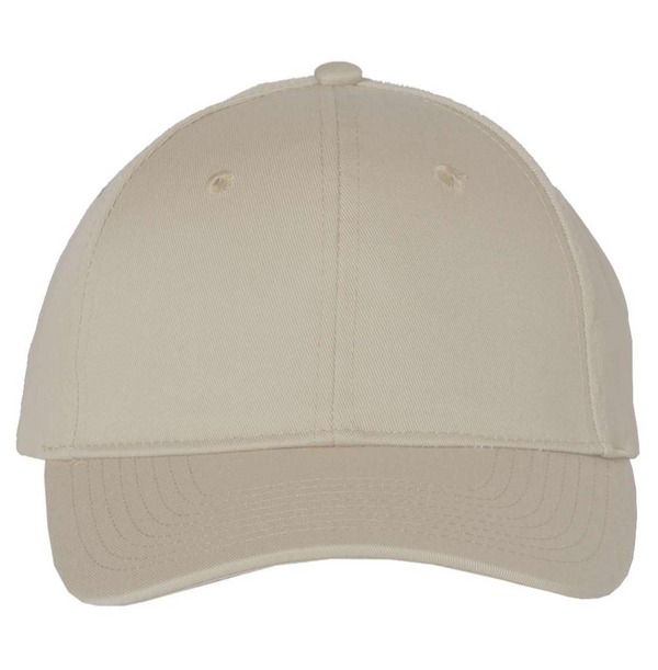 Valucap Lightweight Twill Cap - Leather Patch
