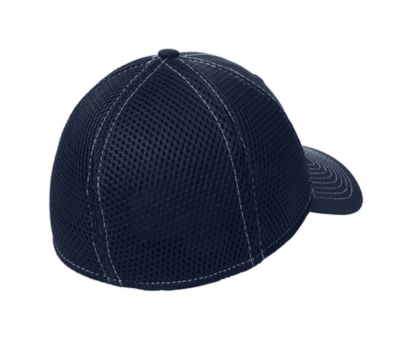New Era Stretch Mesh Contrast Stitch Cap - Leather Patch