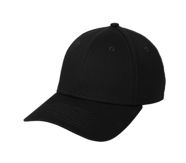 New Era Structured Stretch Cotton Cap - Leather Patch
